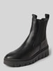 Tamaris Chelseas aus echtem Rindsleder Black