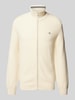 Gant Cardigan mit Strukturmuster Offwhite