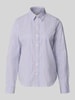 GANT regular fit blouse met lange mouwen van puur katoen Lichtblauw