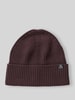 Marc O'Polo Mütze mit Label-Patch Bordeaux