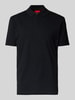 HUGO Regular Fit Poloshirt mit Label-Patch Modell 'Dekok' Black