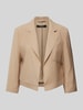 comma Blazer met borstzak Camel