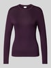 Vila Shirt met lange mouwen en ronde hals, model 'ALEXIA' Violet