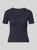 ONLY krój regular fit t-shirt z mieszanki bawełny model 'VAL' Granatowy
