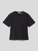 Calvin Klein Jeans T-Shirt mit Label-Stitching Modell 'INTARSIA' Black