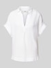 0039 Italy Linnen blouse met V-hals, model 'Derry' Offwhite