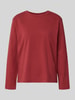 Schiesser Bluzka z długim rękawem z dekoltem okrągłym Czerwony