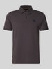 PME Legend Slim Fit Poloshirt mit Label-Detail Anthrazit