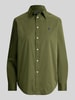 Polo Ralph Lauren relaxed fit overhemdblouse van puur katoen Olijfgroen