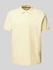Tom Tailor Koszulka polo o kroju regular fit z wyhaftowanym logo Jasnożółty