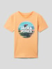 Jack & Jones T-Shirt mit Motiv-Print Modell 'GEM' Orange