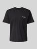 Jack & Jones T-Shirt mit Label-Print Modell 'BOSTON' Black