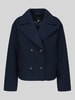 VERO MODA Trenchcoat mit doppelreihiger Knopfleiste Dunkelblau