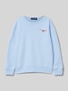 Polo Sport Sweatshirt mit Label-Stitching Bleu