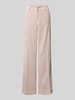Cambio Wide Fit Cordhose mit Bügelfalten Modell 'Amelie' Beige