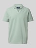 MCNEAL Regular Fit Poloshirt mit V-Ausschnitt Lind