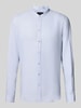 Emporio Armani Regular Fit Freizeithemd im langärmeligen Design Hellblau