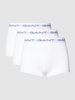 Gant Trunks mit Logo-Stitching im 3er-Pack Weiß