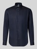 Christian Berg Men Regular Fit Businesss-Hemd mit Kentkragen Marine