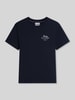 Tommy Hilfiger Regular Fit T-Shirt aus reiner Baumwolle Marine