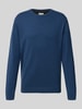Tom Tailor sweter z czystej bawełny o kroju regular fit Niebieski
