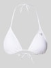 Guess Bikini-Oberteil mit Neckholder Weiss