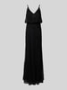 LACE & BEADS Abendkleid mit Zierbesatz Black