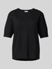 s.Oliver RED LABEL Slim Fit Strickpullover aus Viskose-Mix BLACK