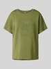 Soyaconcept Sweatshirt mit Label-Print Modell 'BANU' Gruen