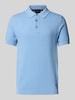 JOOP! Collection Regular Fit Poloshirt mit Strukturmuster Modell 'Mauron' Bleu