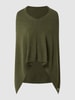 Roeckl Poncho van wolmix  Kaki