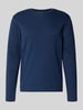 Christian Berg Men Longsleeve met ronde hals Donkerblauw