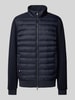 Tommy Hilfiger Gewatteerd jack met opstaande kraag, model 'MIX MEDIA' Marineblauw