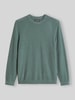Marc O'Polo Pullover aus Baumwollmix mit weicher Strukturoptik Schilf
