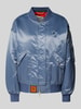 Original Bombers Bomberjacke mit Pattentaschen Hellblau