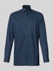 OLYMP Regular fit zakelijk overhemd van puur katoen Marineblauw