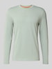 BOSS Orange Regular Fit Langarmshirt aus Baumwoll-Mix Modell 'CHARK' Mint