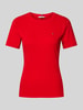 Tommy Hilfiger T-shirt ze wzorem w paski model ‘CODY’ Wiśniowy