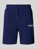 Jack & Jones Sweatshorts mit Label-Detail Modell 'KANE' Marine