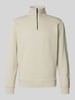 BOSS Orange Sweatshirt mit Stehkragen Modell 'Zetrust' Beige