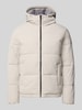 JACK & JONES Gewatteerd jack met capuchon model 'GALAXY' Beige