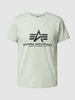 Alpha Industries T-Shirt mit Logo Lindgrün