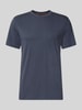 BOSS Orange Regular fit t-shirt van katoenmix model 'Tegood' Marineblauw