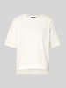 Weekend Max Mara T-shirt o kroju regular fit z czystej bawełny model „MULTID” Biały