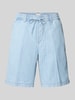 Brax Shorts mit elastischem Bund und Tunnelzug Modell 'MAINE' Hellblau