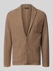 CINQUE slim fit 2-knoops colbert model 'LENTINI' Hazelnoot