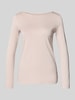 Christian Berg Woman Longsleeve met ronde hals Zand