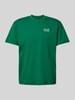 EA7 Emporio Armani T-shirt met labelprint Groen