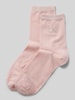 CK Calvin Klein Socken mit Label-Print im 2er-Pack Rosa