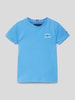 Tommy Hilfiger Teens T-shirt met labelprint Bleu